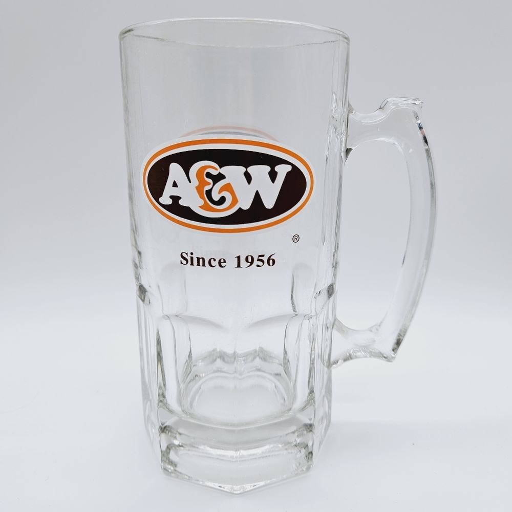 VINTAGE | A&W Rootbeer float heavy glass mug